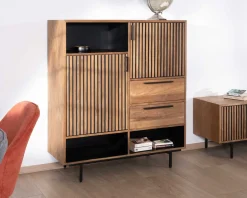 Outlet Vaisselier en teck recyclé 